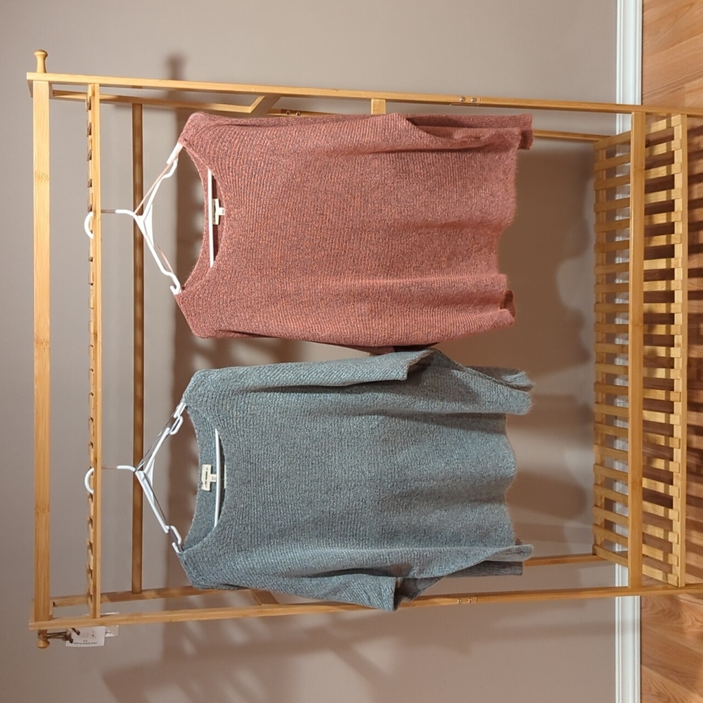 Dolman sleeve stretch sweaters